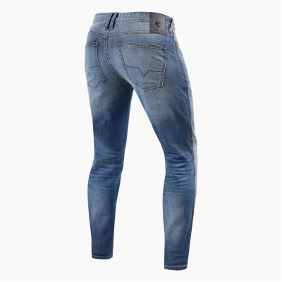 REVIT kalhoty jeans PISTON 2 SK Short medium blue used