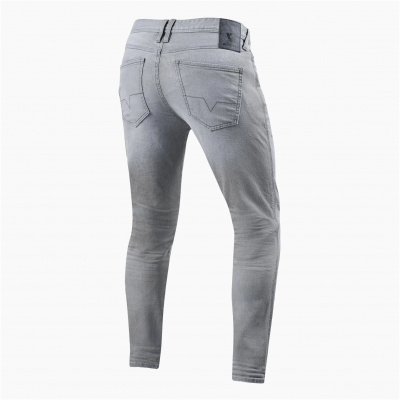 REVIT kalhoty jeans PISTON 2 SK light grey used