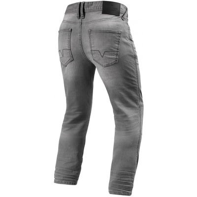 REVIT kalhoty jeans PISTON light grey used
