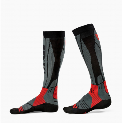 REVIT ponožky KALAHARI dark grey/red