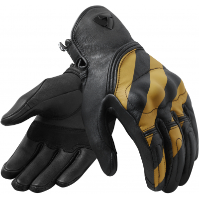 REVIT rukavice REDHILL black/ocher yellow